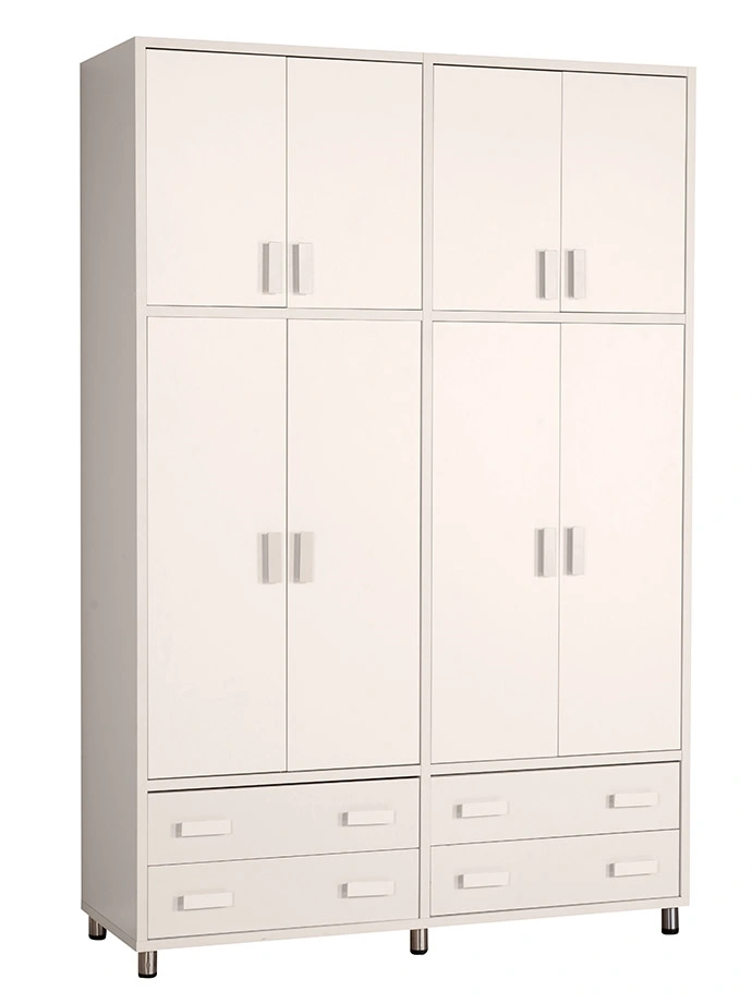 ארון ילדים אריאל 4 דלתות | צבע שמנת